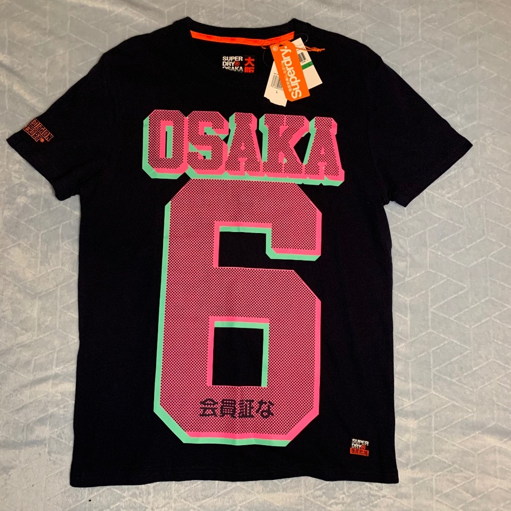 RARE Superdry Osaka 6 Microdot Tee